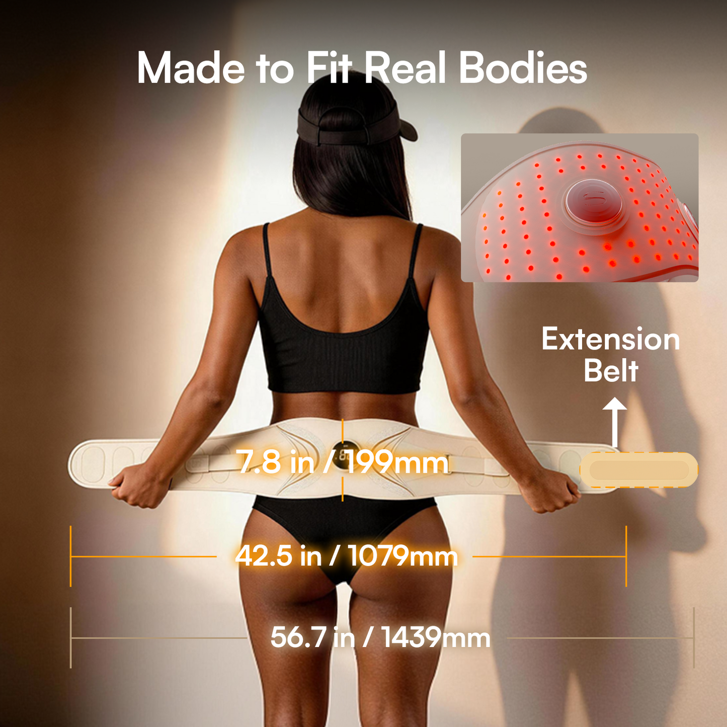 ZILARTA PULSE Red Light EMS Core Belt