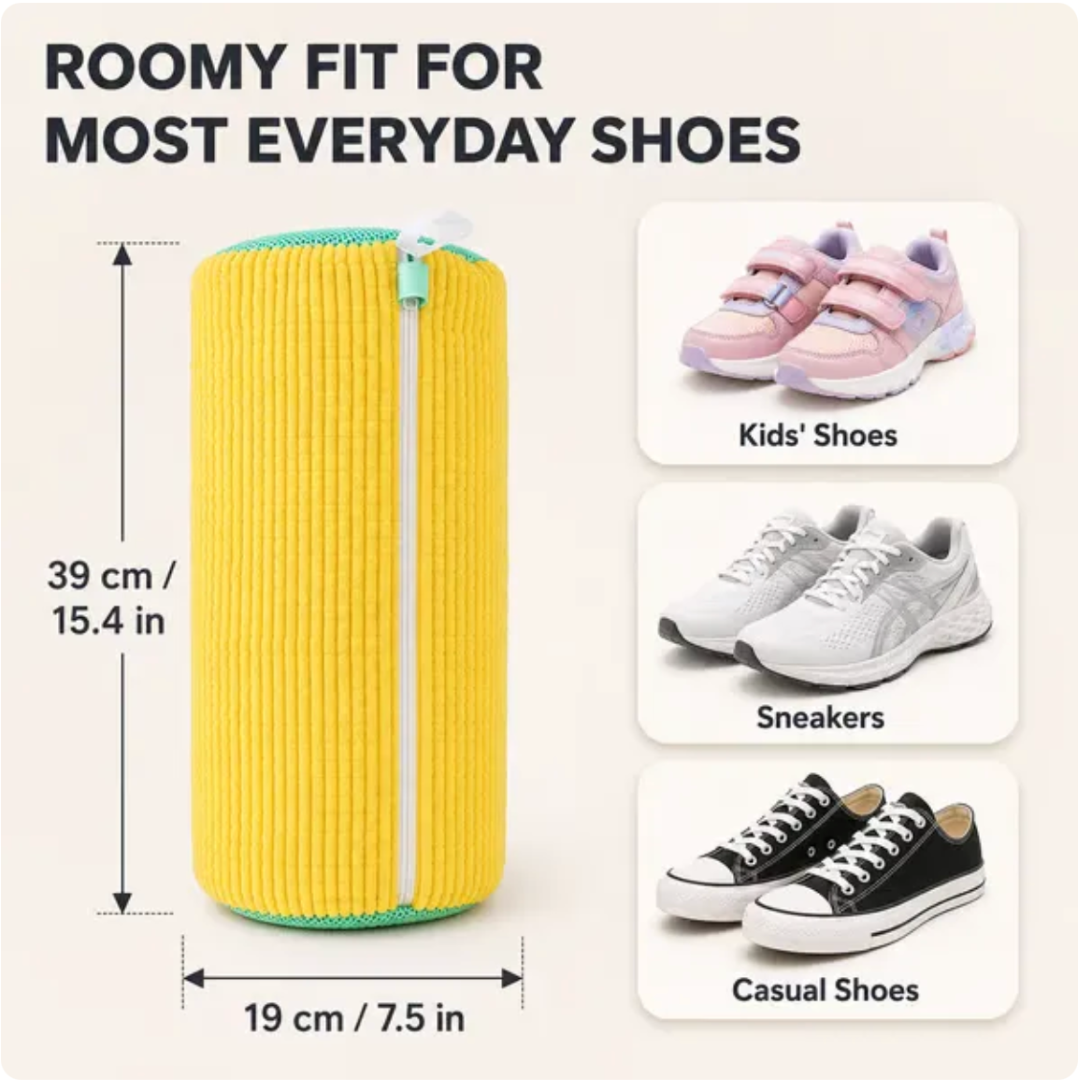 🌞 50% OFF NOW! Laundry Shoe Washing Bag for Washing Machine