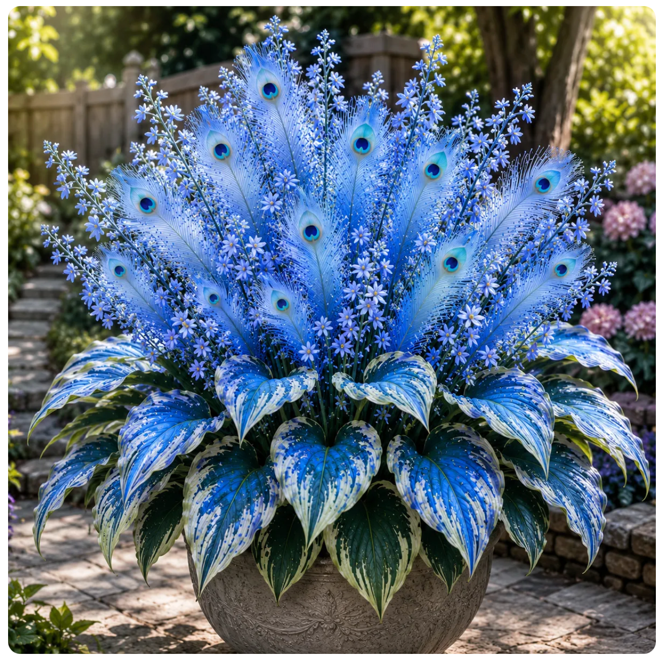 🌿🔥 Zilarta Hosta Corms – Stunning Colors That Brighten Any Space 🦚