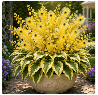 🌿🔥 Zilarta Hosta Corms – Stunning Colors That Brighten Any Space 🦚