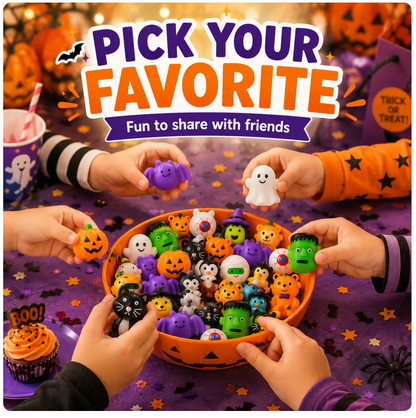 🔥 Last Day 60% OFF — 30PCS Halloween Mochi Squishy Toys | Random Styles | Party Favors